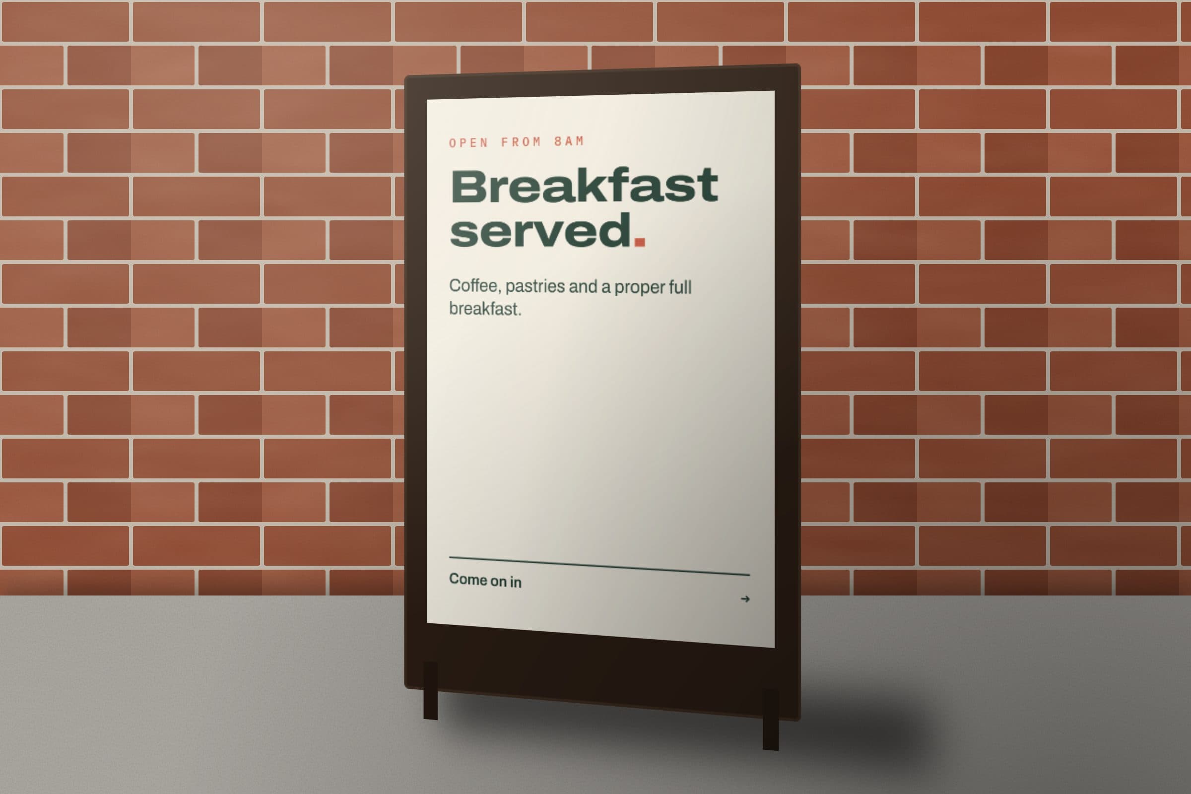 Sample a-board posters design