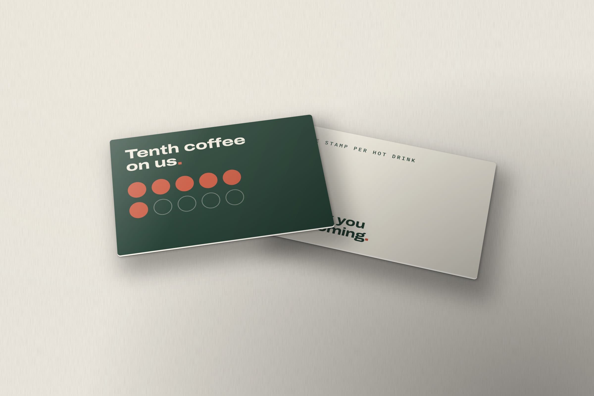 Sample loyalty cards design